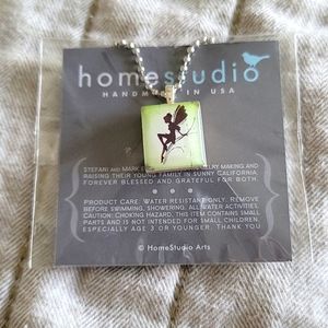 Handmade Wooden Fairy Necklace